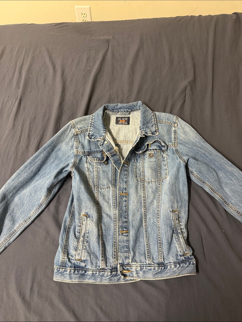 The Children's Place Women's Light Blue Denim Trucker Jacket